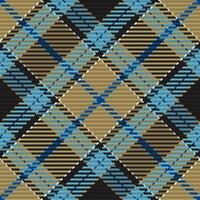 Seamless pattern of scottish tartan plaid. Repeatable background with check fabric texture. Vector backdrop striped textile print.