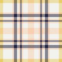 Plaid check pattern. Seamless fabric texture. Tartan textile print. vector