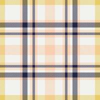 Plaid check pattern. Seamless fabric texture. Tartan textile print. vector