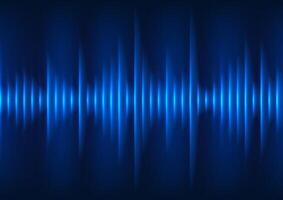 Sound wave technology background, Lines arranged as sound waves that spread out. Concept of converting vibrational energy into sound waves. vector
