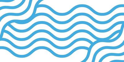 Blue water wave line pattern Background design illustration. Vector illustration. Abstract background.