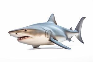 AI generated Great white shark closeup photo