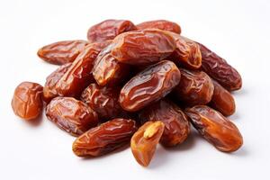 AI generated Dry dates closeup photo