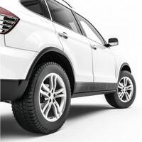 AI generated Car Isolated on white background photo