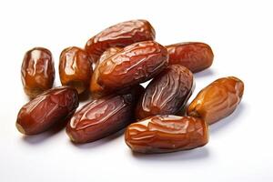 AI generated Dry dates closeup photo