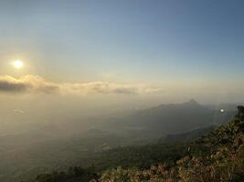 Mountain Sunrise Sky Landscape photo