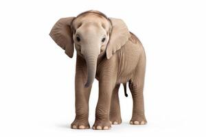 AI generated African elephant closeup photo