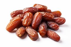 AI generated Dry dates closeup photo