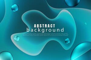 Colorful fluid 3D shapes. Abstract liquid gradient background, Wavy Background in Colorful Design. Fluid Shapes, Gradient design element for backgrounds, banners, wallpapers, posters and covers vector