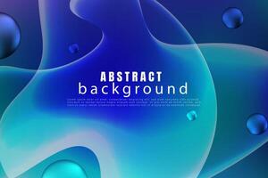 Colorful fluid 3D shapes. Abstract liquid gradient background, Wavy Background in Colorful Design. Fluid Shapes, Gradient design element for backgrounds, banners, wallpapers, posters and covers vector