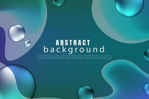 Colorful fluid 3D shapes. Abstract liquid gradient background, Wavy Background in Colorful Design. Fluid Shapes, Gradient design element for backgrounds, banners, wallpapers, posters and covers vector