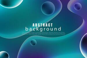 Colorful fluid 3D shapes. Abstract liquid gradient background, Wavy Background in Colorful Design. Fluid Shapes, Gradient design element for backgrounds, banners, wallpapers, posters and covers vector