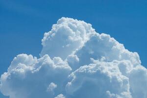 White cloud on the sky photo