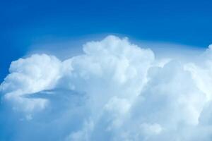 White cloud on the sky photo