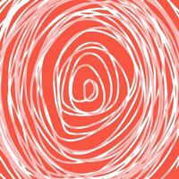 Abstract swirl white line on red background. Vector illustration