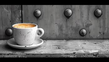 AI generated Coffee background image photo