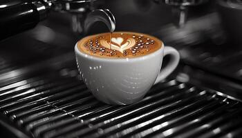 AI generated Coffee background image photo