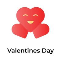 Premium icon of valentines day, editable vector design