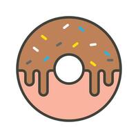 Unique icon of donut in modern style, vector of confectionery item