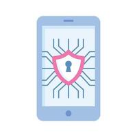 Mobile network security vector design, ready to use editable vector