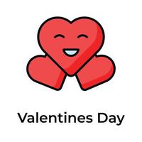 Premium icon of valentines day, editable vector design