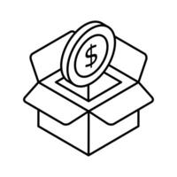 Have a look at this trendy isometric vector of business support, fundraising, crowdfunding icon design