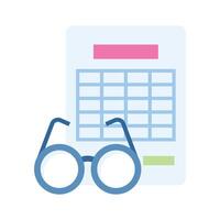 Have a look at this amazing icon of business planning in flat style vector