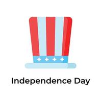 Get your hold on this creative america independence day icon, editable design vector