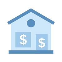 An amazing icon of house loan in flat style, ready to use vector