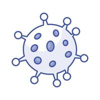 Viral coronavirus isometric vector design, infectious disease