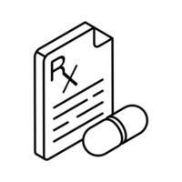 Download this amazing icon of prescription in modern style vector