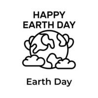 Get this amazing icon of international earth day in modern design style vector