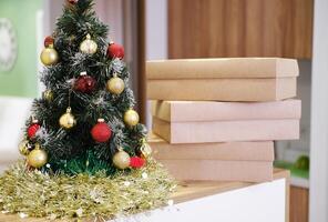 Christmas Tree and Meal Delivery Boxes for Corporate Festivities photo