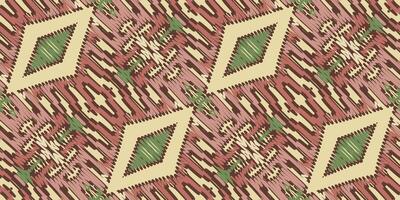Tie dye Pattern Seamless Mughal architecture Motif embroidery, Ikat embroidery vector Design for Print tapestry floral kimono repeat pattern lacing spanish motif