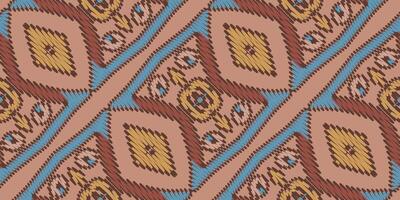 africano ikat cachemir bordado. geométrico étnico oriental sin costura modelo tradicional antecedentes. azteca estilo resumen vector ilustración. diseño para textura, tela, ropa, envase, alfombra.