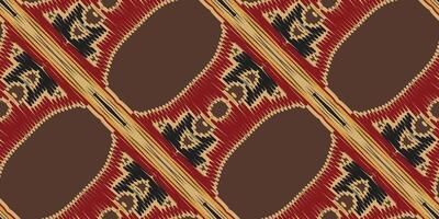 Corbata colorante modelo sin costura escandinavo modelo motivo bordado, ikat bordado vector diseño para impresión interminable arabesco paño dupatta chal pañuelo impresión seda kurta hombres