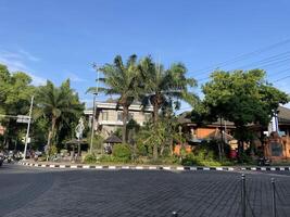 Denpasar, Indonesia Desember 2023, bypass main road photo