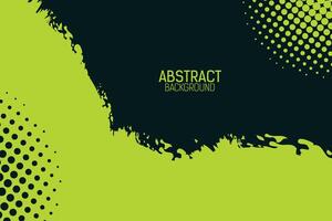 Abstract grunge background with green yellow color vector