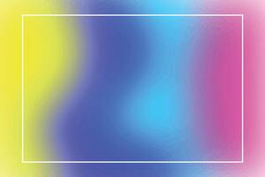 Abstract background blurs colorful with frame vector