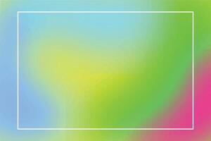 Abstract background blurs colorful with frame vector