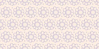 Seamless pattern with sunflowers. Summer background. Packaging design, textiles in retro style. Vector illustration