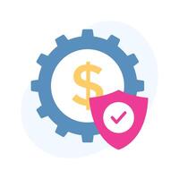 Take a look at visually appealing icon of asset management in flat style vector