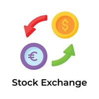 Get this amazing currency exchange vector design, editable icon