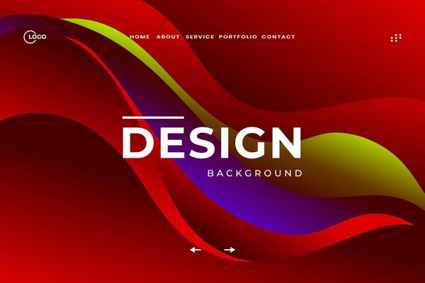 Minimalist Abstract Red Background Graphic for Trendy Web Design Projects