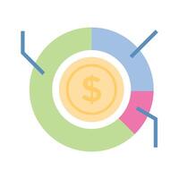 Grab this carefully crafted icon of financial analysis, business analysis vector