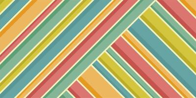 vintage colorful lines abstract background vector