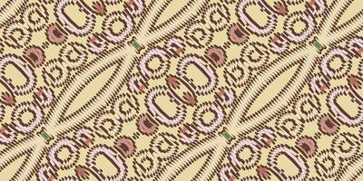 Tie dye Pattern Seamless Mughal architecture Motif embroidery, Ikat embroidery vector Design for Print tie dyeing pillowcase sambal puri kurti mughal architecture