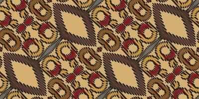 Baroque pattern Seamless Bandana print silk Motif embroidery, Ikat embroidery vector Design for Print indonesian batik motif embroidery native american kurta mughal design