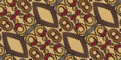 barroco modelo sin costura pañuelo impresión seda motivo bordado, ikat bordado vector diseño para impresión indonesio batik motivo bordado nativo americano kurta Mughal diseño