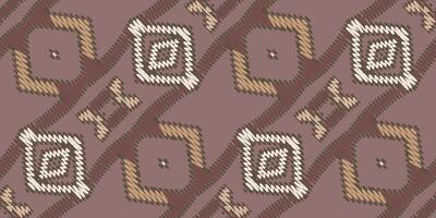 Ikat Floral Paisley Embroidery on White background.ikat Ethnic Oriental Pattern traditional.aztec Style Abstract Vector illustration.design for Texture,fabric,clothing,wrapping,decoration,scarf,carpet